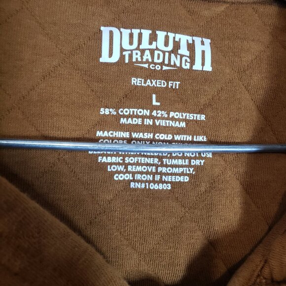 Duluth Trading Co. Hooded zip up sweater size L - Picture 6 of 11
